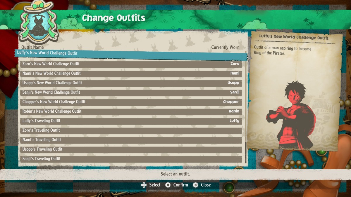 How to Get Pre-order Outfits in One Piece Odyssey