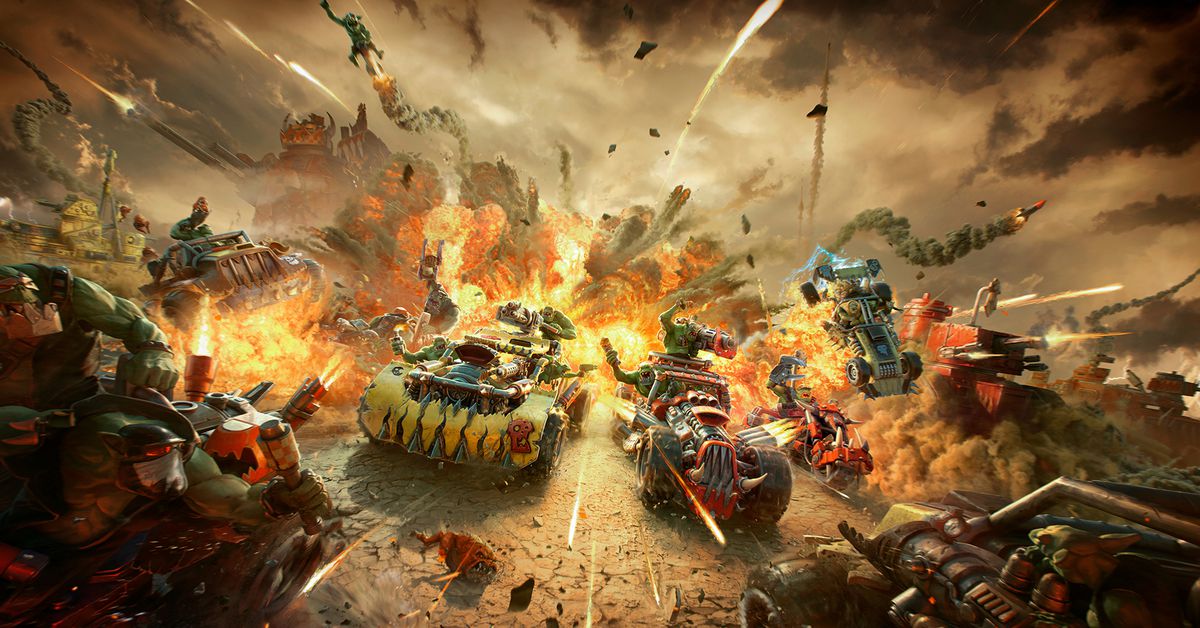 Warhammer 40K goes Twisted Metal in the combat racer Speed Freeks