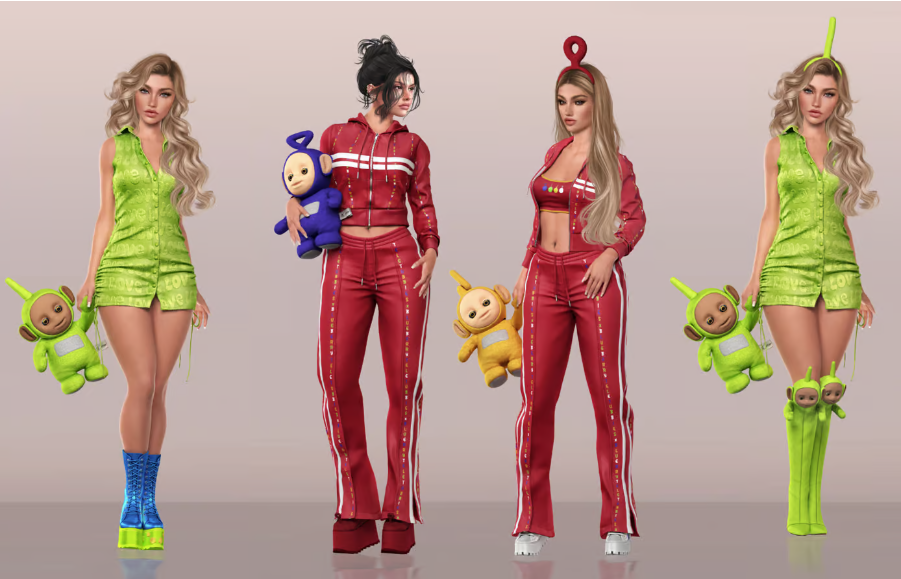 Teletubbies Meet the Metaverse: WildBrain Launches Virtual Fashion Collection with House of Blueberry