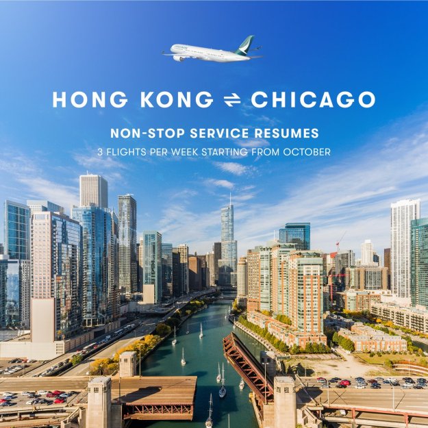Cathay Pacific to restore the Hong Kong – Chicago route