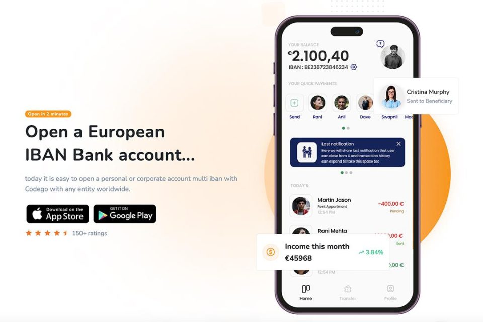 Codego Group Launches CodegoPay – An All-In-One Payment App with IBANs, Cards, and Crypto-EURO Conversions - TechStartups