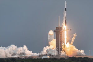 Falcon 9 boosts Axiom crew into space for commercial visit to ISS